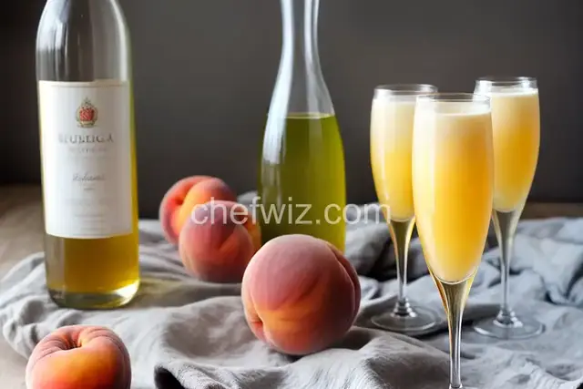 Healthy & Delicious: White Peach Bellini Recipe