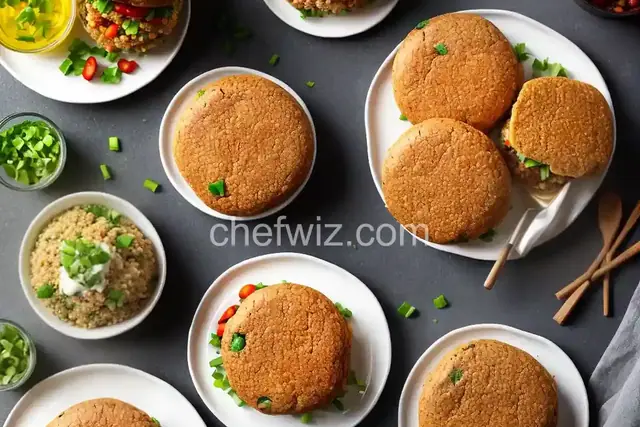 Healthy Chili Bean and Bulgur Burgers
