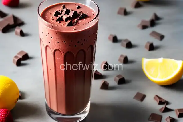 Healthy Chocolate Smoothie