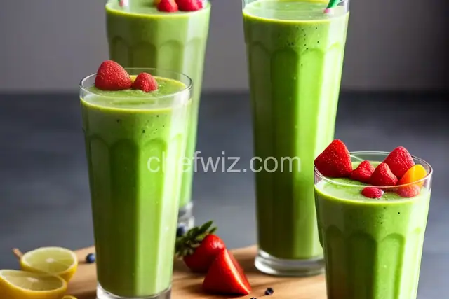 Healthy Fruit and Vegetable Smoothie