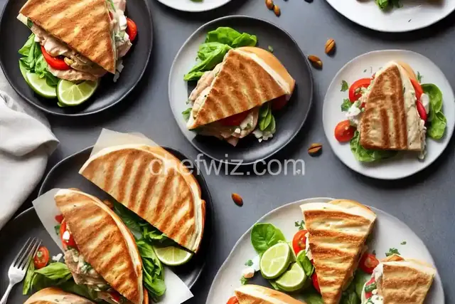 Healthy Greek Chicken Panini