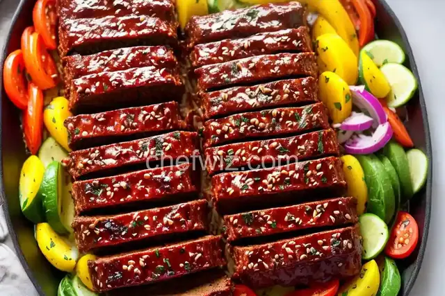 Healthy Grilled BBQ Meatloaf Foil Pack