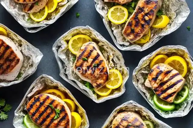 Healthy Grilled Chicken-and-Rice Foil Packs