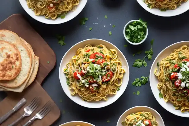 Healthy High-Fiber Pasta Meal