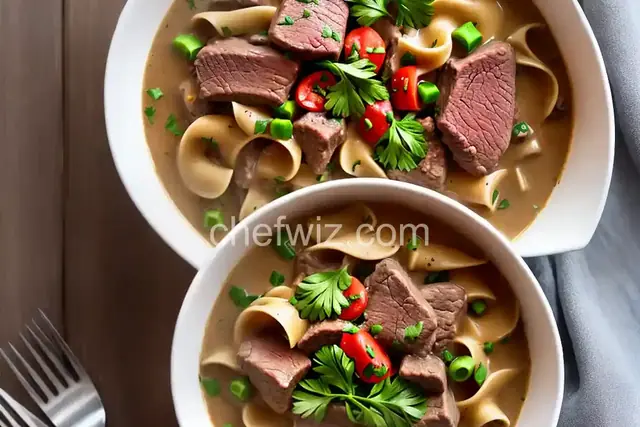 Healthy Pressure Cooker Beef Stroganoff