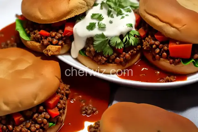 Healthy Sloppy Joes with Lentils