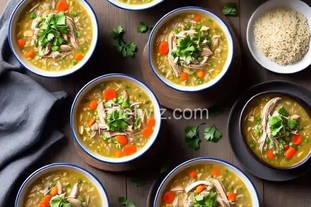 Healthy Slow Cooker Chicken and Rice Soup