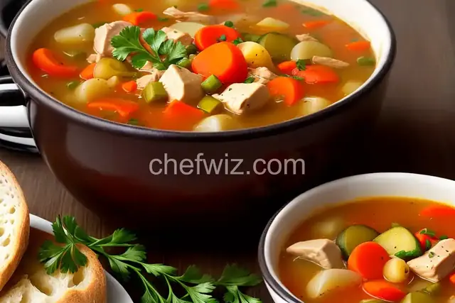 Hearty Chicken Vegetable Soup I