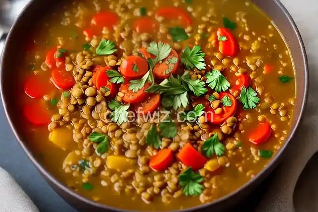 Hearty Greek Lentil Soup