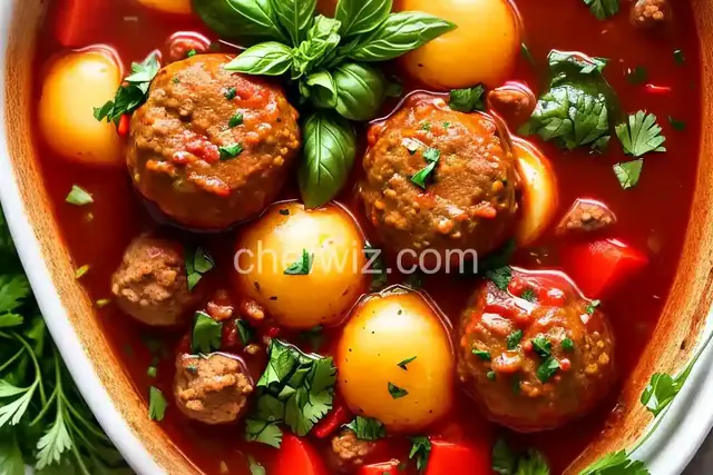 Hearty Italian Meatball Soup