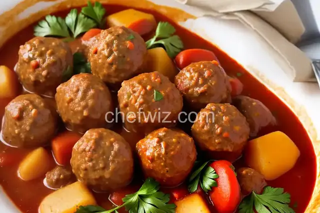 Hearty Meatball Stew