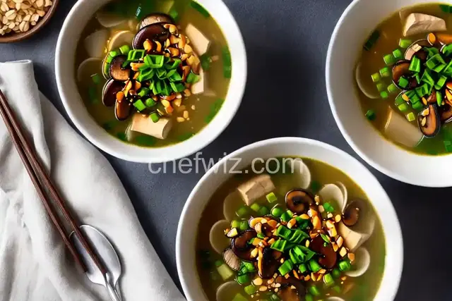 Hearty Shiitake Mushroom and Miso Soup