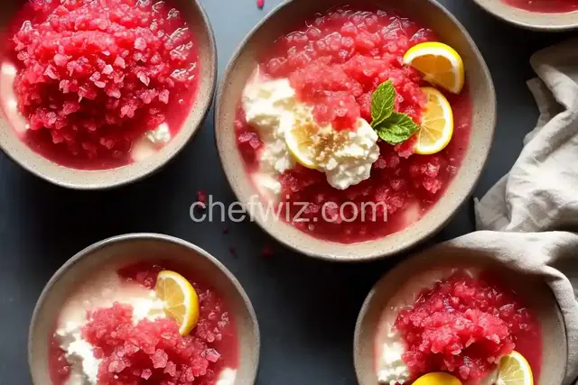 Hearty Tarty Hibiscus Granita