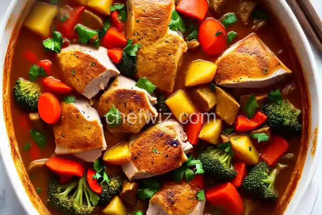 Hearty Turkey Stew with Vegetables