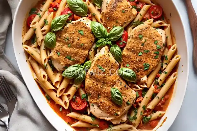 Hearty Tuscan Chicken Pasta