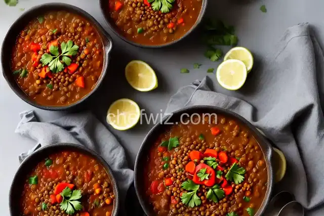 Hearty Vegetarian Lentil Stew