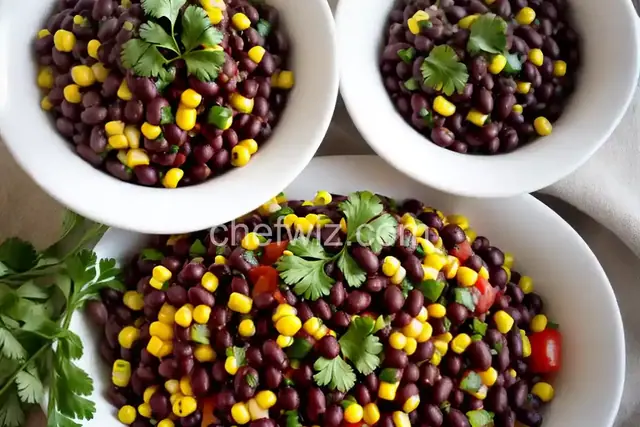 Heather's Cilantro, Black Bean, and Corn Salsa