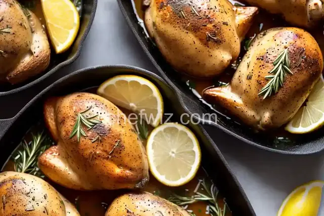 Heather's Rosemary Citrus Cornish Hens