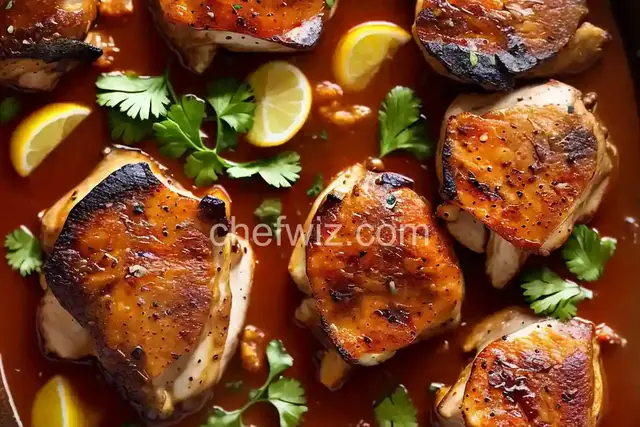 Heirloom Garlic Clove Chicken Thighs