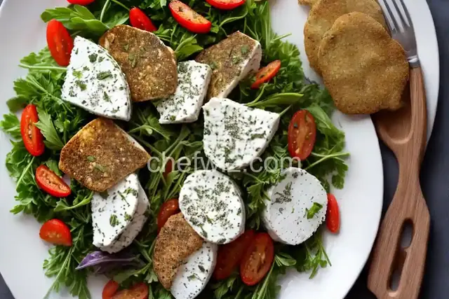 Herb Coated Goat Cheese