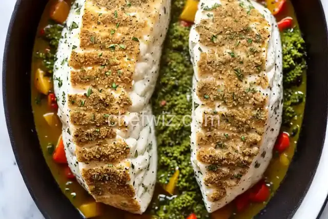 Herb Crusted Halibut