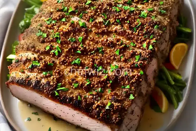 Herb-Crusted Pork Loin