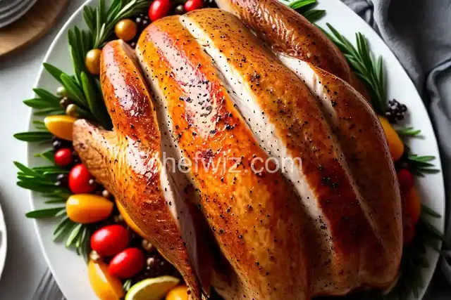 Herb-Rubbed Crisp-Skinned Butterflied Roast Turkey Recipe