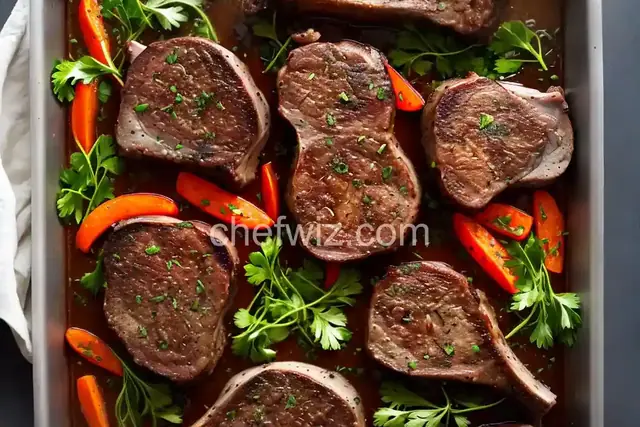 Herb and Mushroom Lamb Chops