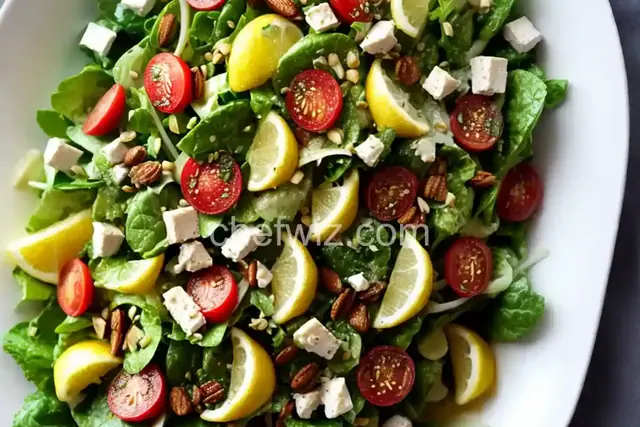 Herbaceous Salad with Lemon Vinaigrette
