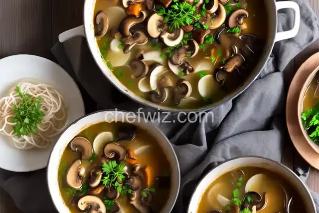 Herbal Mushroom Hot Pot Broth