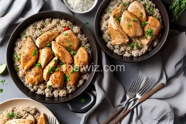 Herbed Brown Rice and Chicken
