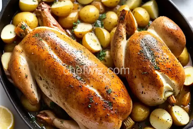 Herbed Faux-tisserie Chicken and Potatoes