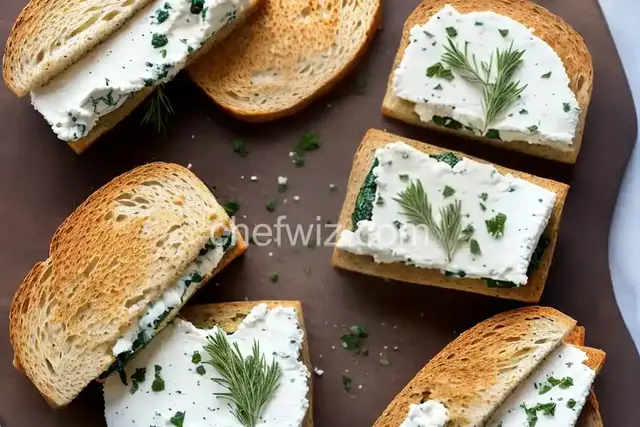 Herbed Goat Cheese Sandwiches