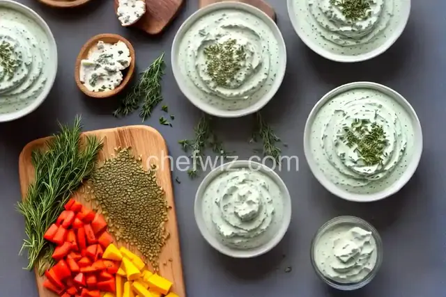 Herbed Goat Cheese Sauce for Crudites