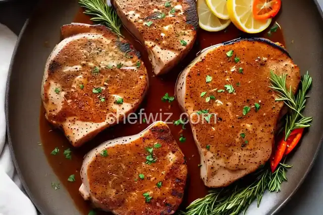 Herbed Pork Chops with Homemade Rub