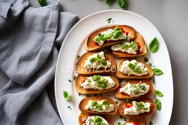 Herbed Ricotta Bruschettas