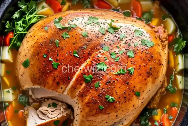 Herbed Slow Cooker Turkey Breast