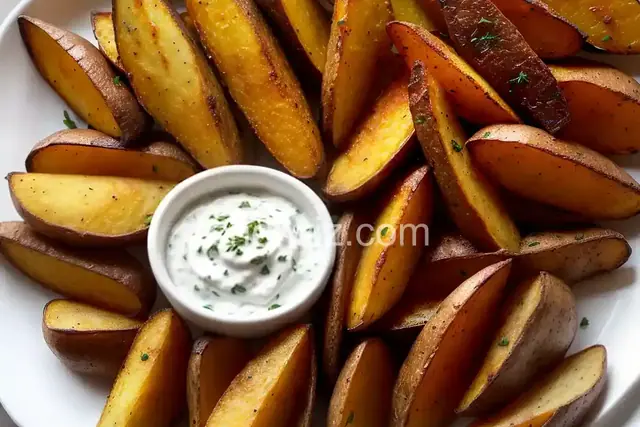 Herby Roasted Potato Wedges