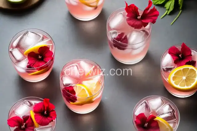 Hibiscus Gin-and-Tonic