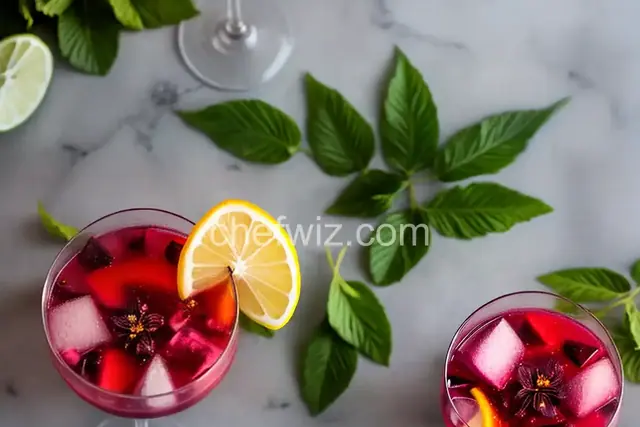 Hibiscus Sangria