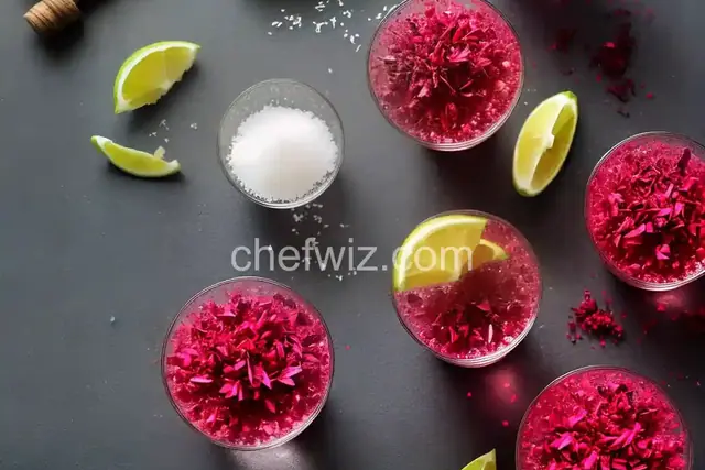 Hibiscus–Tequila Sparkler