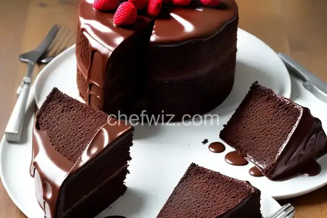 High Altitude Chocolate Cake
