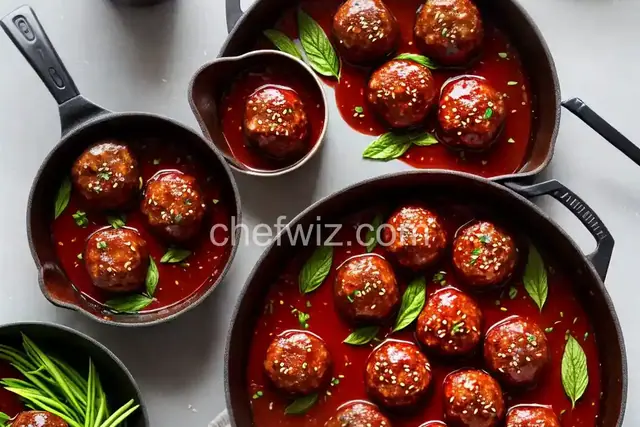 Hoisin-Glazed Cocktail Meatballs Recipe