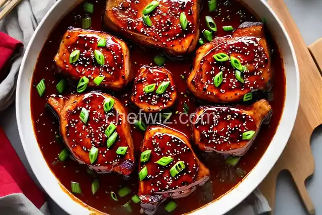 Hoisin-Glazed Pork Chops