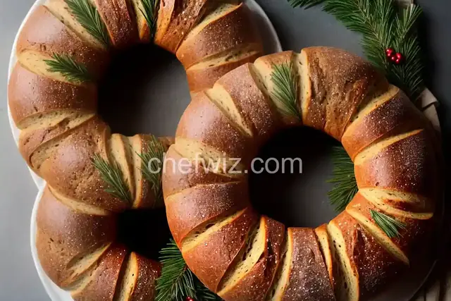 Holiday Bread Wreath