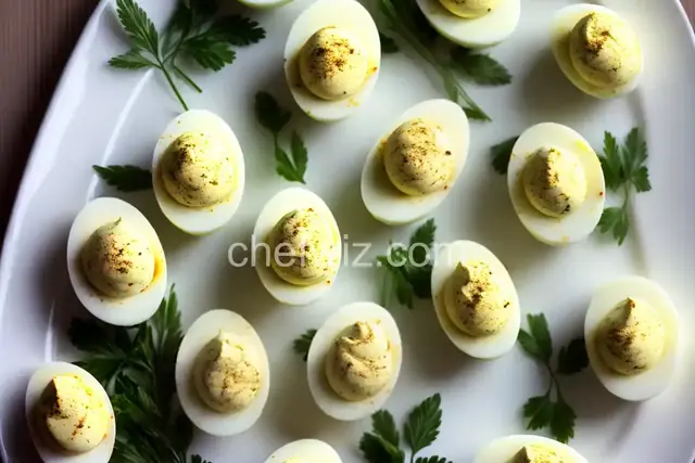Holiday Deviled Eggs