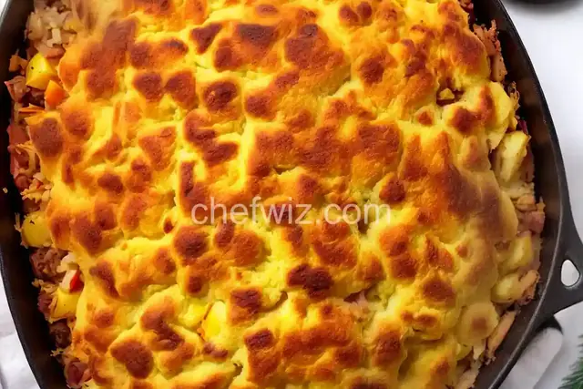 Holiday Ham and Potato Casserole