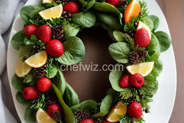 Holiday Salad Wreath