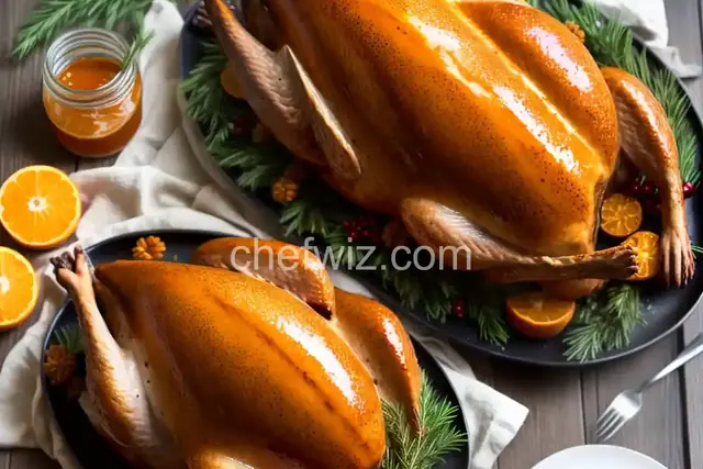 Holiday Turkey with Honey Orange Glaze