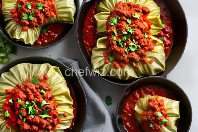 Holishkes (Stuffed Cabbage)